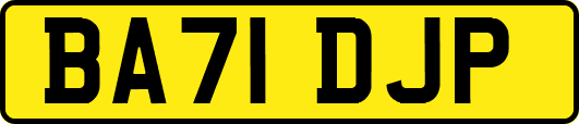 BA71DJP