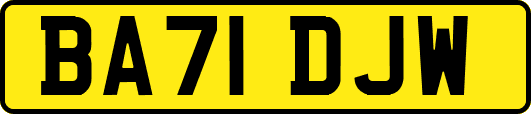 BA71DJW