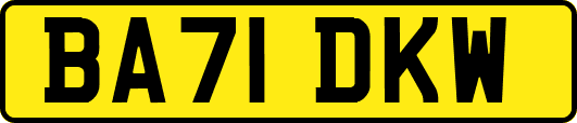 BA71DKW