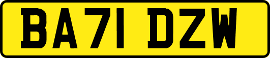 BA71DZW