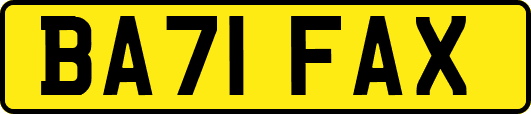 BA71FAX