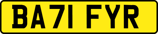 BA71FYR