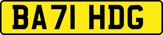 BA71HDG