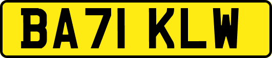 BA71KLW