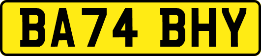 BA74BHY