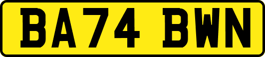 BA74BWN