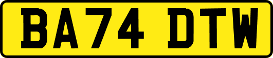 BA74DTW