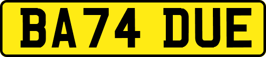 BA74DUE