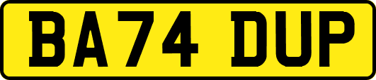 BA74DUP