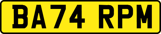 BA74RPM