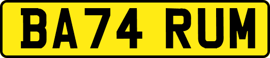 BA74RUM