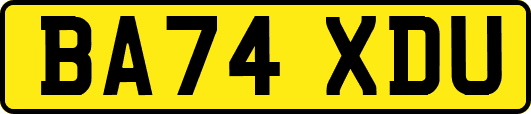 BA74XDU