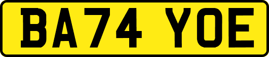 BA74YOE