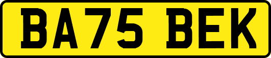 BA75BEK