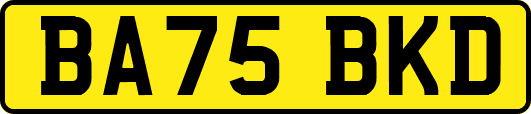 BA75BKD
