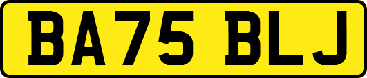 BA75BLJ