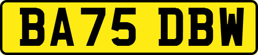 BA75DBW