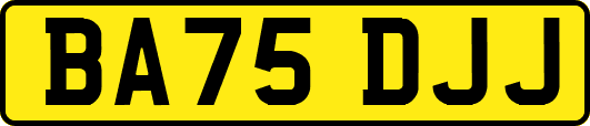 BA75DJJ