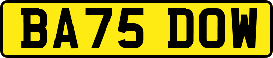 BA75DOW