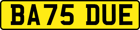 BA75DUE