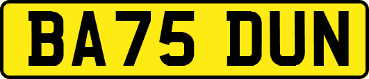 BA75DUN