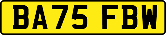 BA75FBW