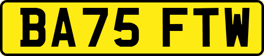 BA75FTW