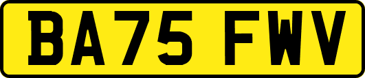 BA75FWV