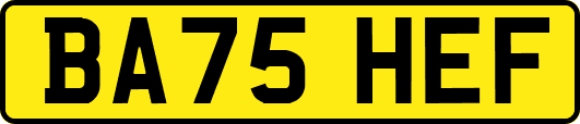 BA75HEF
