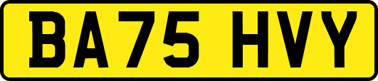 BA75HVY