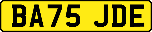 BA75JDE