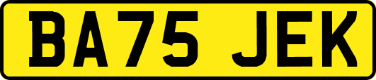 BA75JEK
