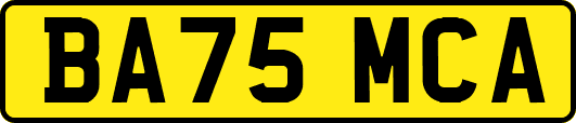 BA75MCA