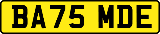 BA75MDE