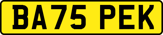 BA75PEK