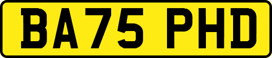 BA75PHD