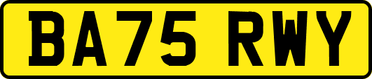BA75RWY