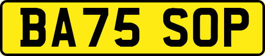 BA75SOP
