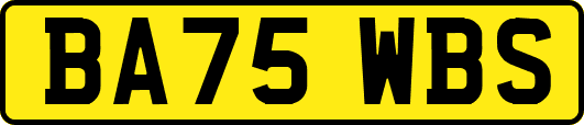 BA75WBS