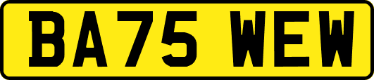 BA75WEW