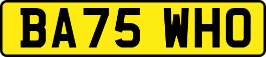 BA75WHO