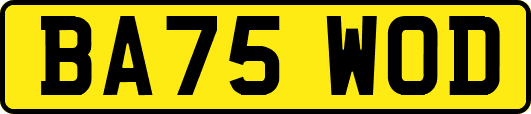 BA75WOD