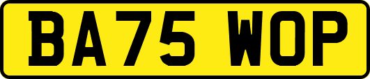 BA75WOP