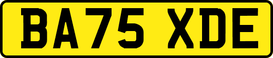 BA75XDE