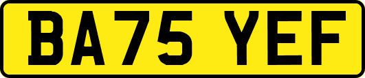 BA75YEF