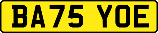 BA75YOE