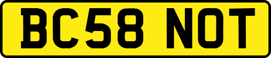 BC58NOT