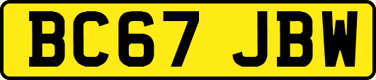 BC67JBW