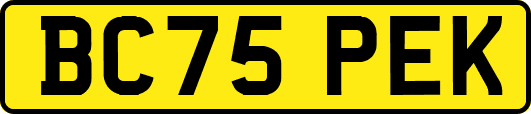 BC75PEK