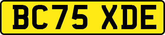 BC75XDE